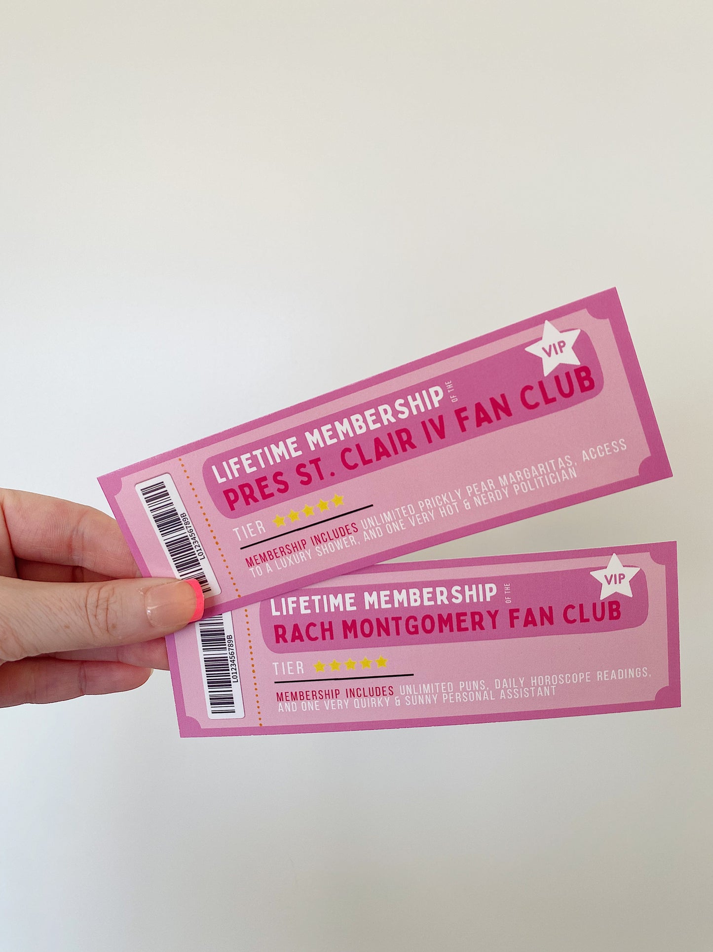 Honestly, I'm Totally Faking It Fan Club Bookmark & Sticker