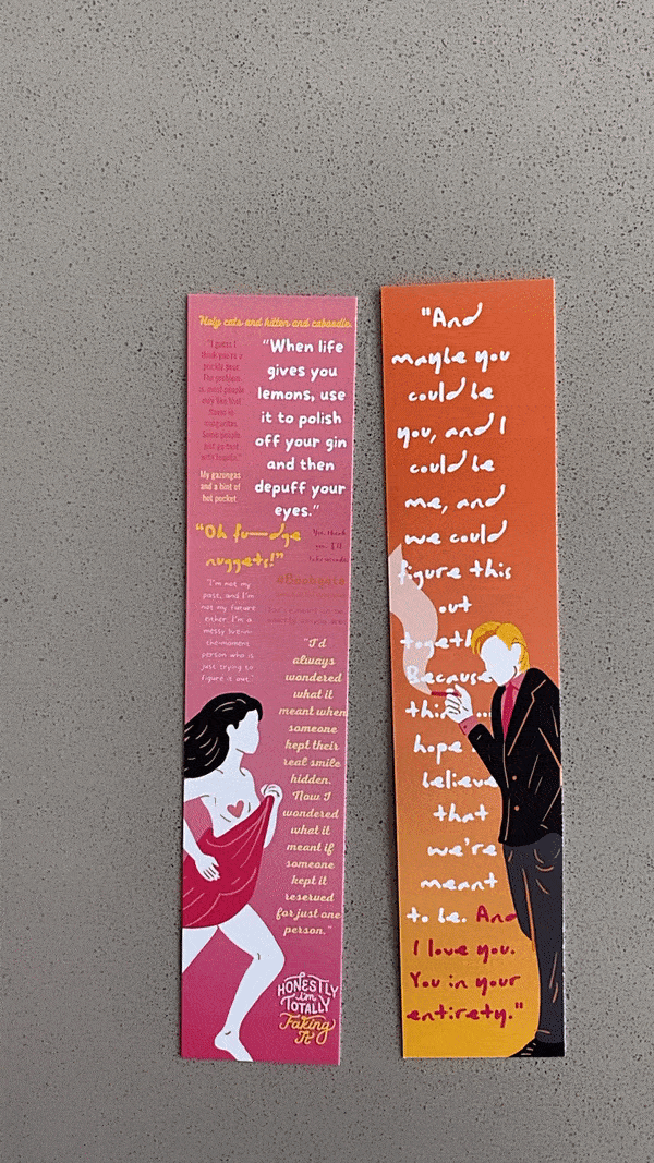 Honestly, I'm Totally Faking It Glossy Bookmark